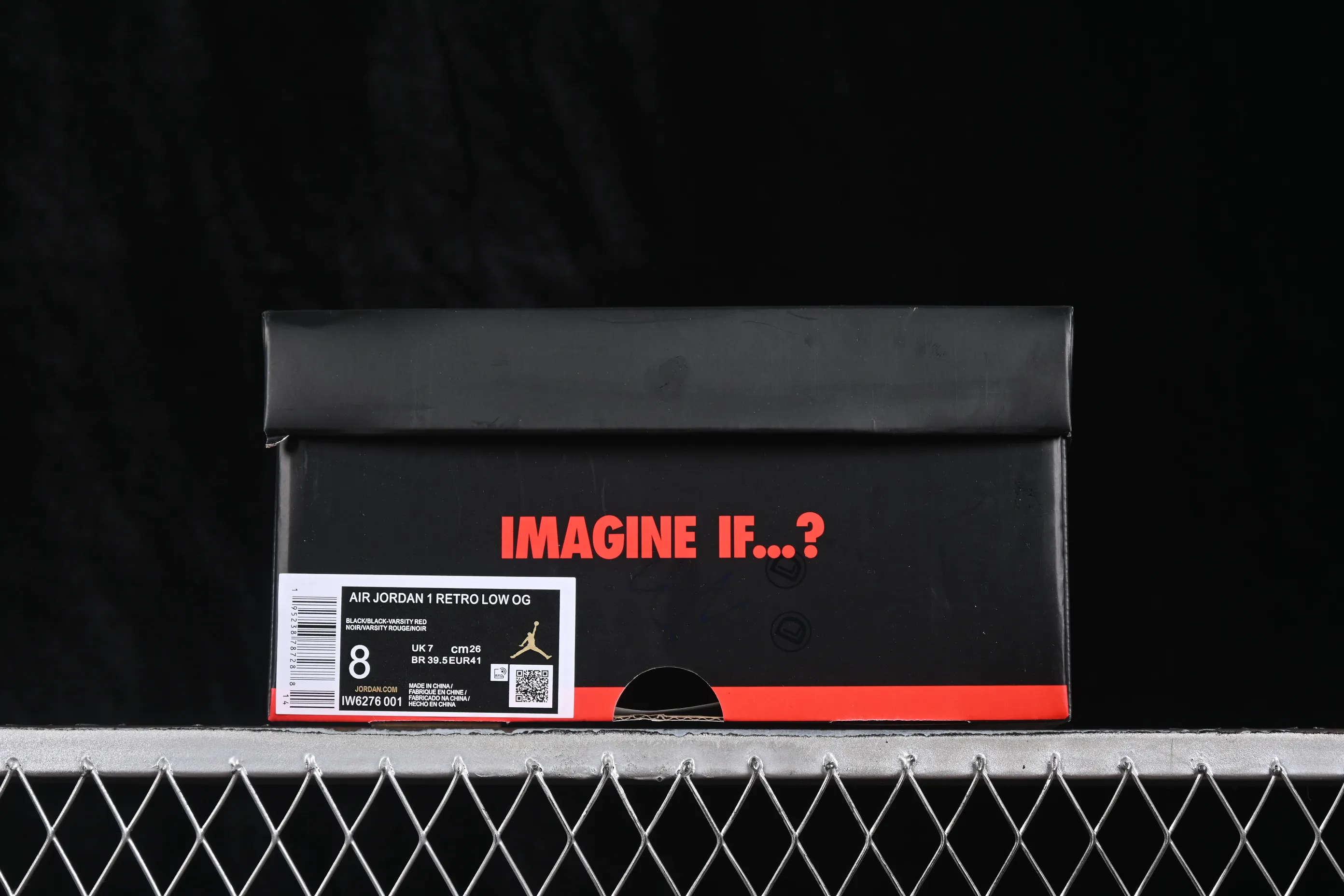 All categories Air Jordan Jordan series basketball shoes Air Jordan 1 Low Air Jordan 1 Low "Banned" AJ1 Joe 1 black and red banned XX low-top cultural casual sneakers IW6276-001